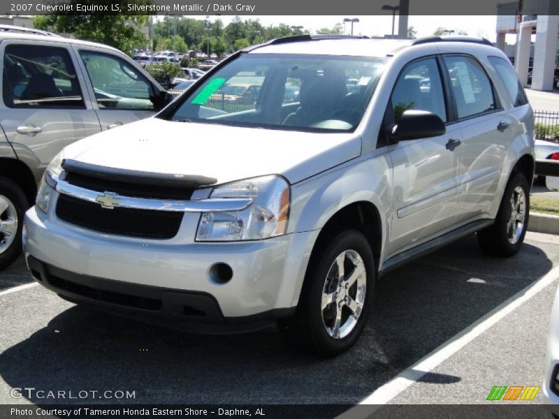 Silverstone Metallic / Dark Gray 2007 Chevrolet Equinox LS