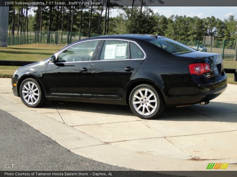 Black / Pure Beige 2006 Volkswagen Jetta 2.0T Sedan