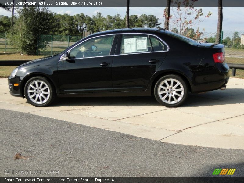 Black / Pure Beige 2006 Volkswagen Jetta 2.0T Sedan