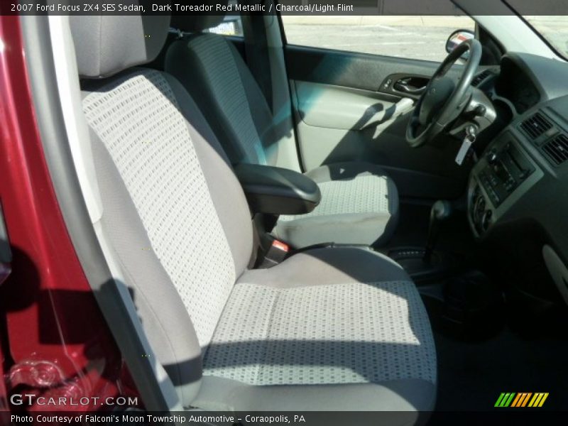 Dark Toreador Red Metallic / Charcoal/Light Flint 2007 Ford Focus ZX4 SES Sedan
