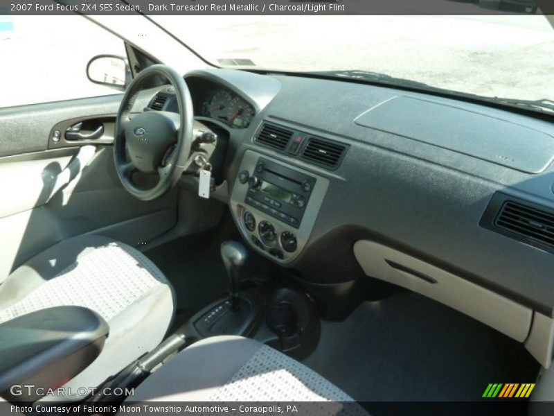Dark Toreador Red Metallic / Charcoal/Light Flint 2007 Ford Focus ZX4 SES Sedan