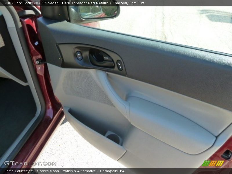 Dark Toreador Red Metallic / Charcoal/Light Flint 2007 Ford Focus ZX4 SES Sedan