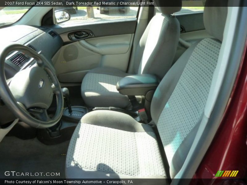 Dark Toreador Red Metallic / Charcoal/Light Flint 2007 Ford Focus ZX4 SES Sedan