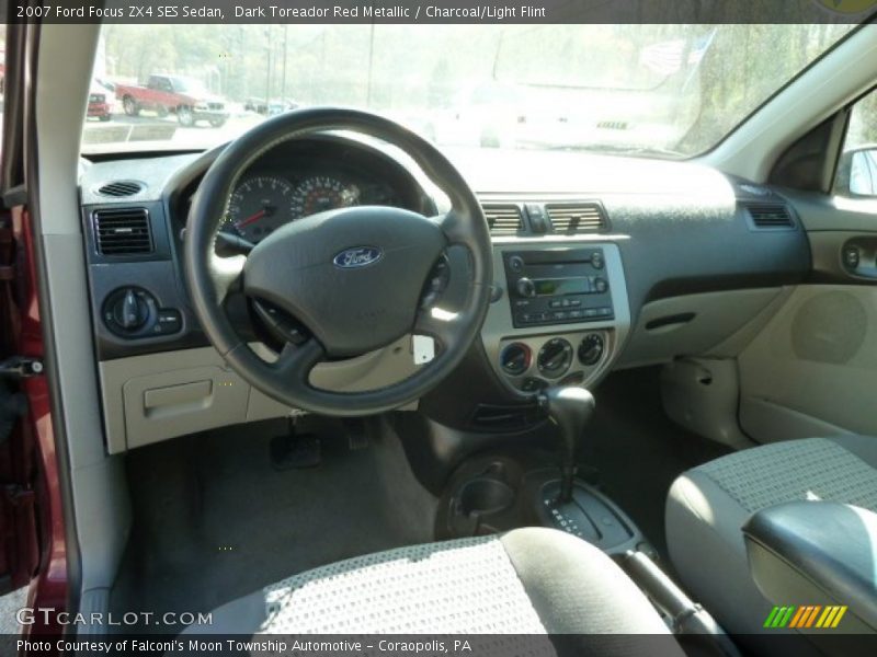 Dark Toreador Red Metallic / Charcoal/Light Flint 2007 Ford Focus ZX4 SES Sedan