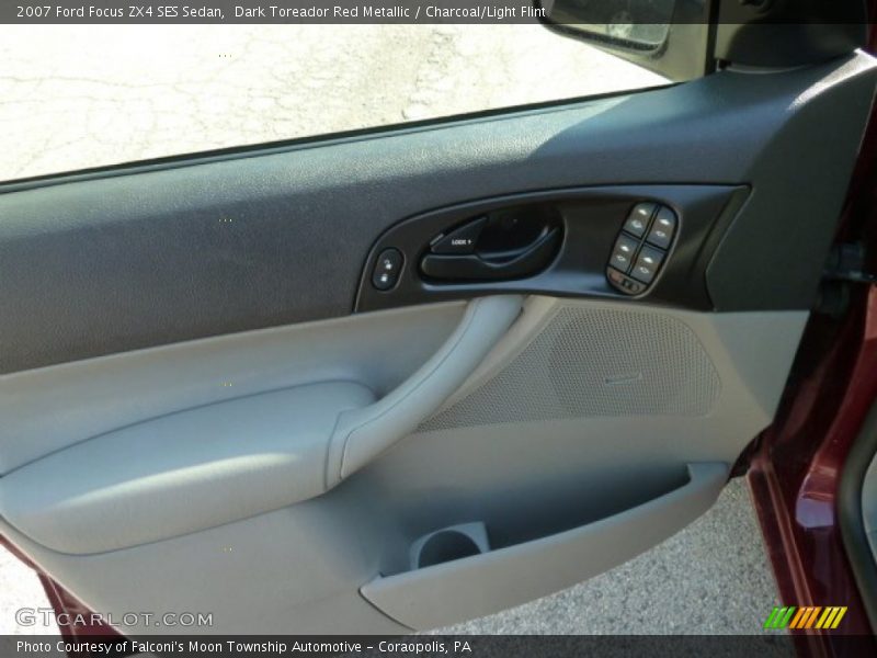 Dark Toreador Red Metallic / Charcoal/Light Flint 2007 Ford Focus ZX4 SES Sedan