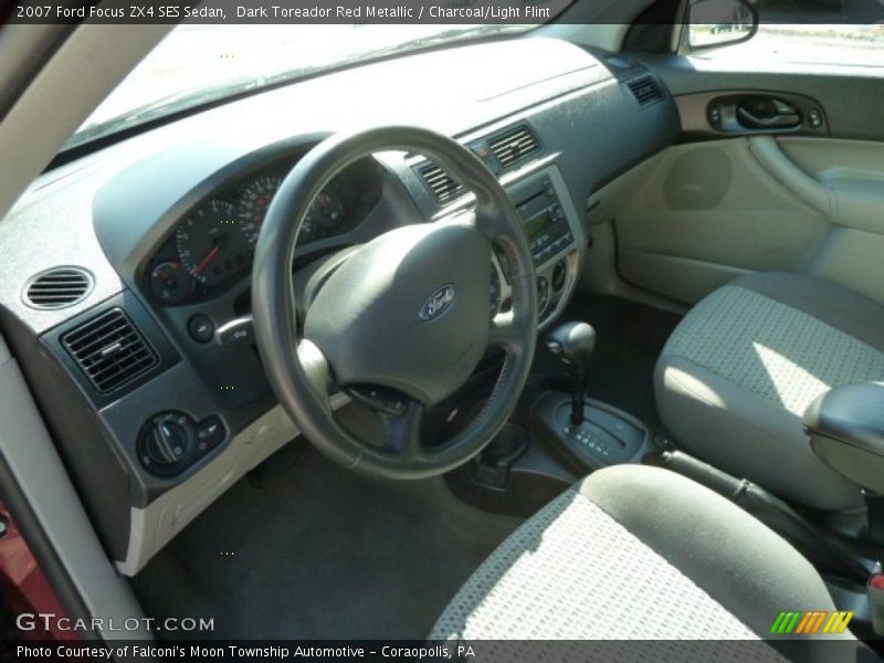 Dark Toreador Red Metallic / Charcoal/Light Flint 2007 Ford Focus ZX4 SES Sedan