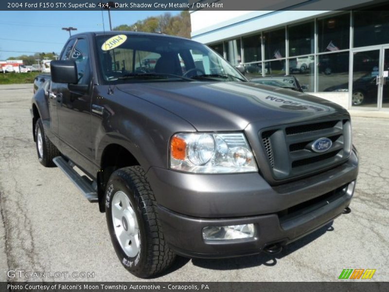 Dark Shadow Grey Metallic / Dark Flint 2004 Ford F150 STX SuperCab 4x4