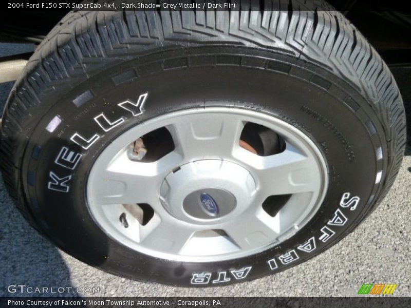 Dark Shadow Grey Metallic / Dark Flint 2004 Ford F150 STX SuperCab 4x4