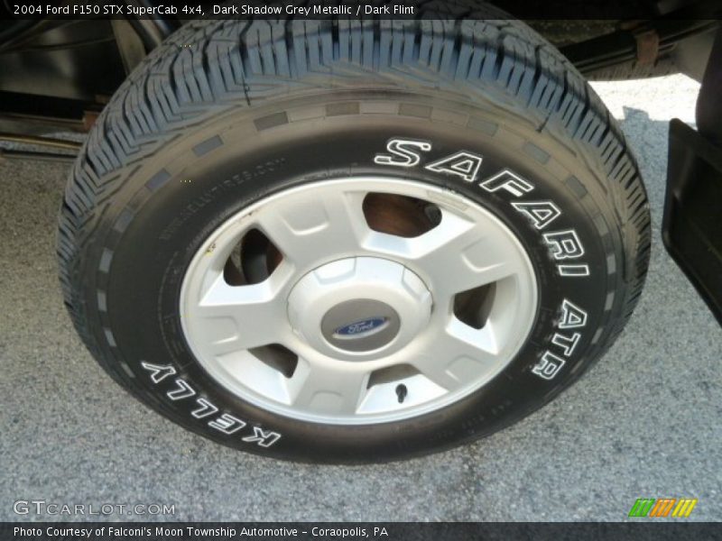 Dark Shadow Grey Metallic / Dark Flint 2004 Ford F150 STX SuperCab 4x4