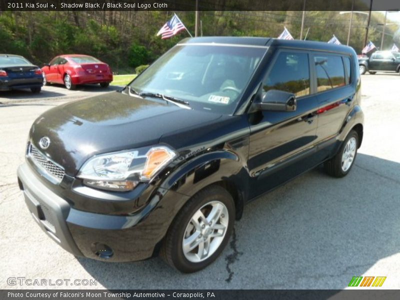 Shadow Black / Black Soul Logo Cloth 2011 Kia Soul +