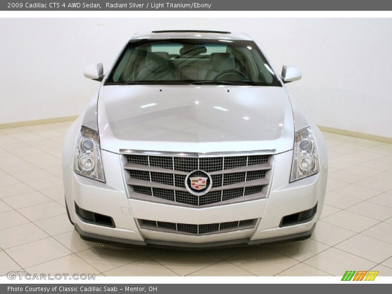 Radiant Silver / Light Titanium/Ebony 2009 Cadillac CTS 4 AWD Sedan