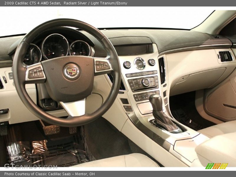 Radiant Silver / Light Titanium/Ebony 2009 Cadillac CTS 4 AWD Sedan