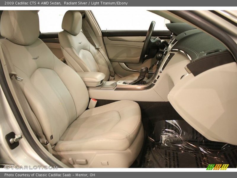 Radiant Silver / Light Titanium/Ebony 2009 Cadillac CTS 4 AWD Sedan