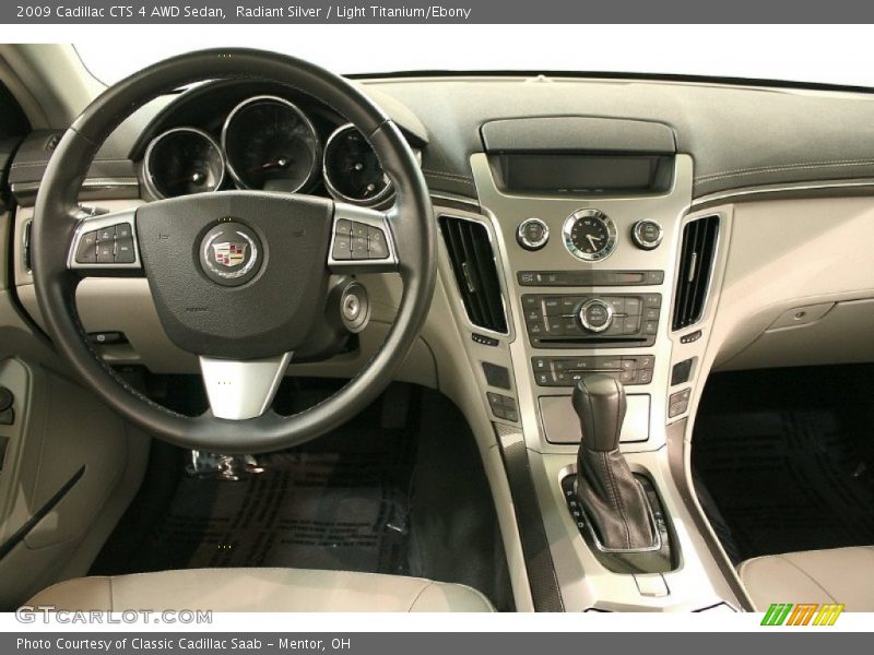 Radiant Silver / Light Titanium/Ebony 2009 Cadillac CTS 4 AWD Sedan