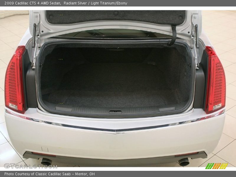 Radiant Silver / Light Titanium/Ebony 2009 Cadillac CTS 4 AWD Sedan