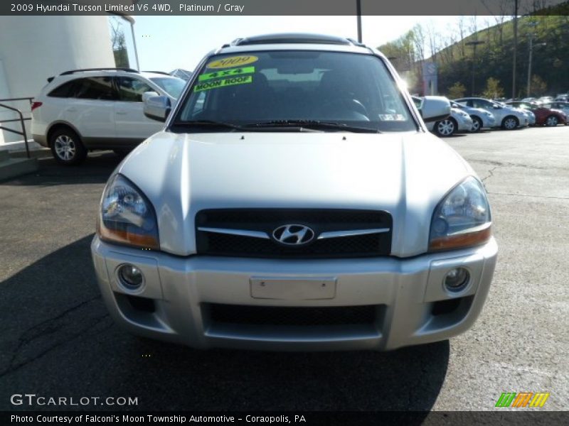 Platinum / Gray 2009 Hyundai Tucson Limited V6 4WD