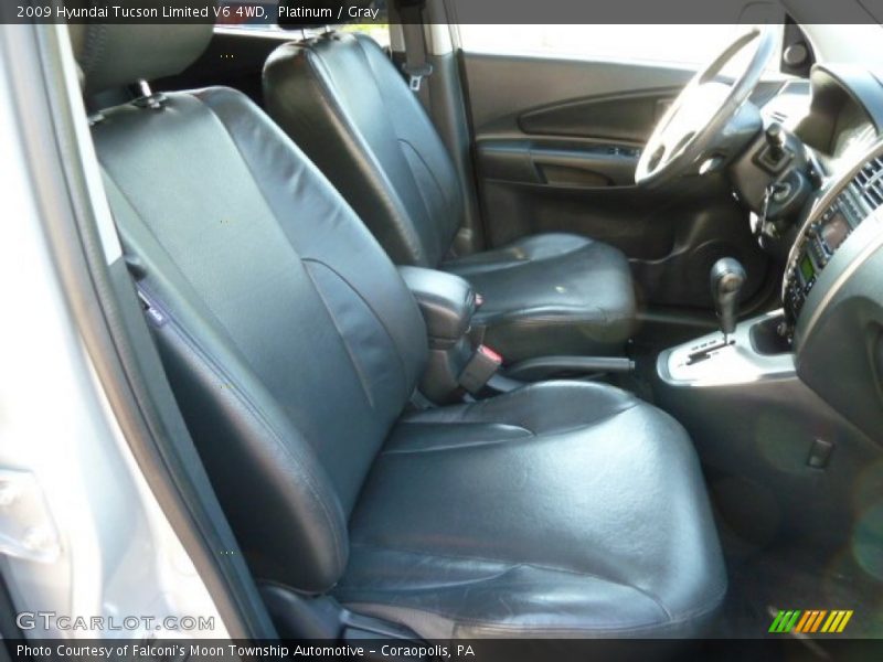Platinum / Gray 2009 Hyundai Tucson Limited V6 4WD