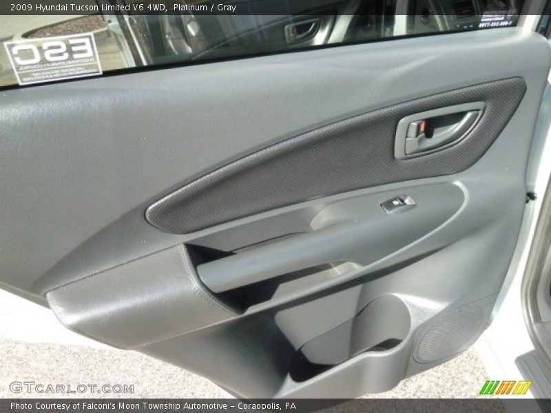 Platinum / Gray 2009 Hyundai Tucson Limited V6 4WD