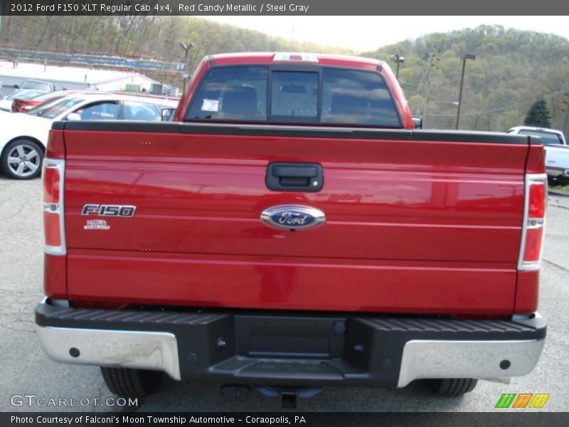 Red Candy Metallic / Steel Gray 2012 Ford F150 XLT Regular Cab 4x4