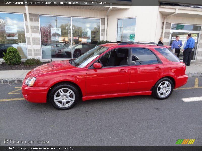 San Remo Red / Dark Gray 2004 Subaru Impreza WRX Sport Wagon