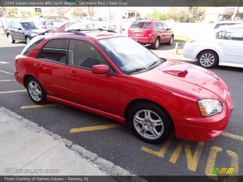 San Remo Red / Dark Gray 2004 Subaru Impreza WRX Sport Wagon