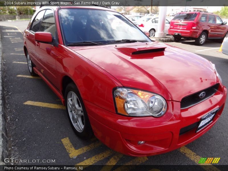 San Remo Red / Dark Gray 2004 Subaru Impreza WRX Sport Wagon