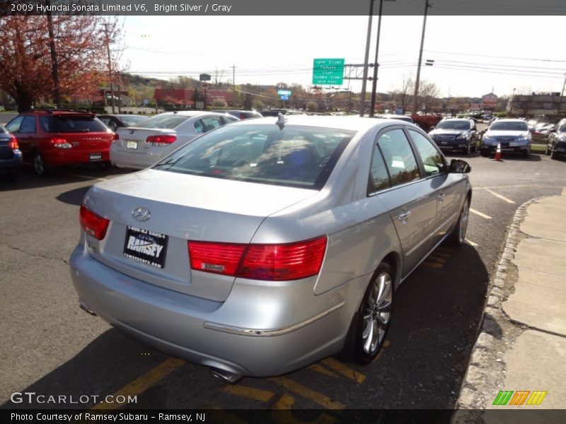 Bright Silver / Gray 2009 Hyundai Sonata Limited V6
