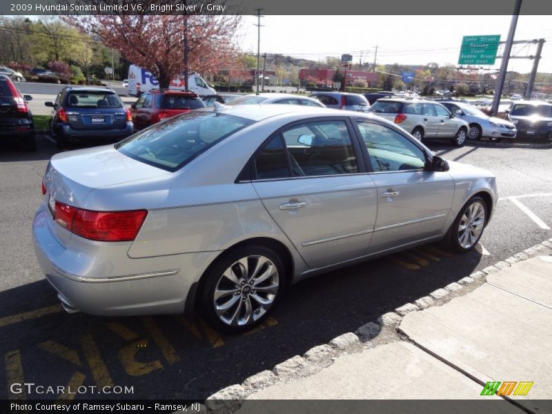 Bright Silver / Gray 2009 Hyundai Sonata Limited V6