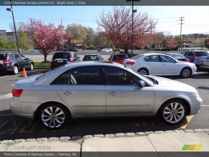 Bright Silver / Gray 2009 Hyundai Sonata Limited V6