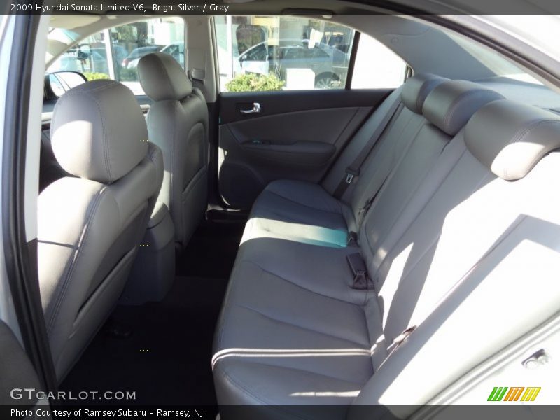 Bright Silver / Gray 2009 Hyundai Sonata Limited V6