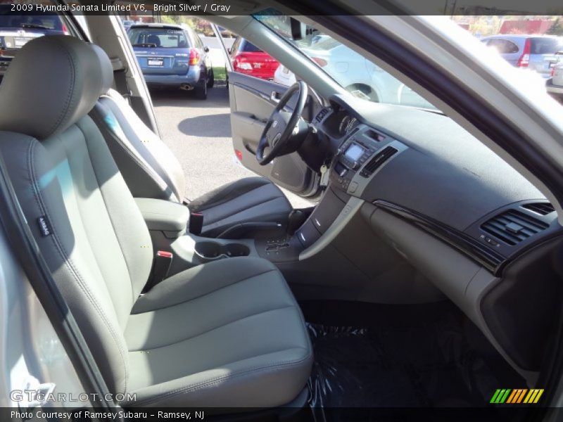 Bright Silver / Gray 2009 Hyundai Sonata Limited V6