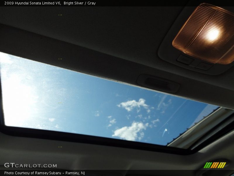 Bright Silver / Gray 2009 Hyundai Sonata Limited V6