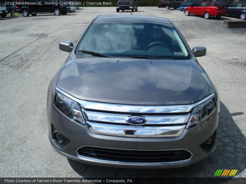 Sterling Grey Metallic / Charcoal Black 2012 Ford Fusion SE