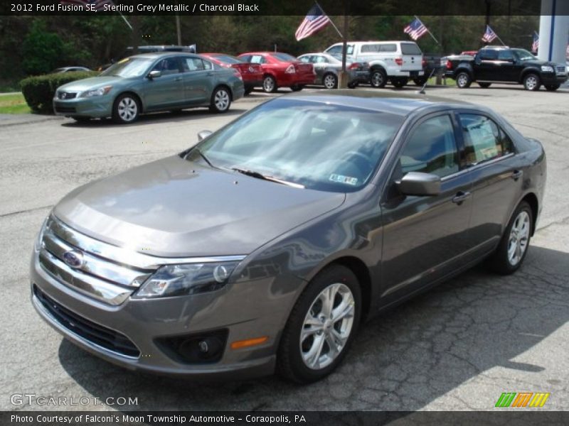 Sterling Grey Metallic / Charcoal Black 2012 Ford Fusion SE