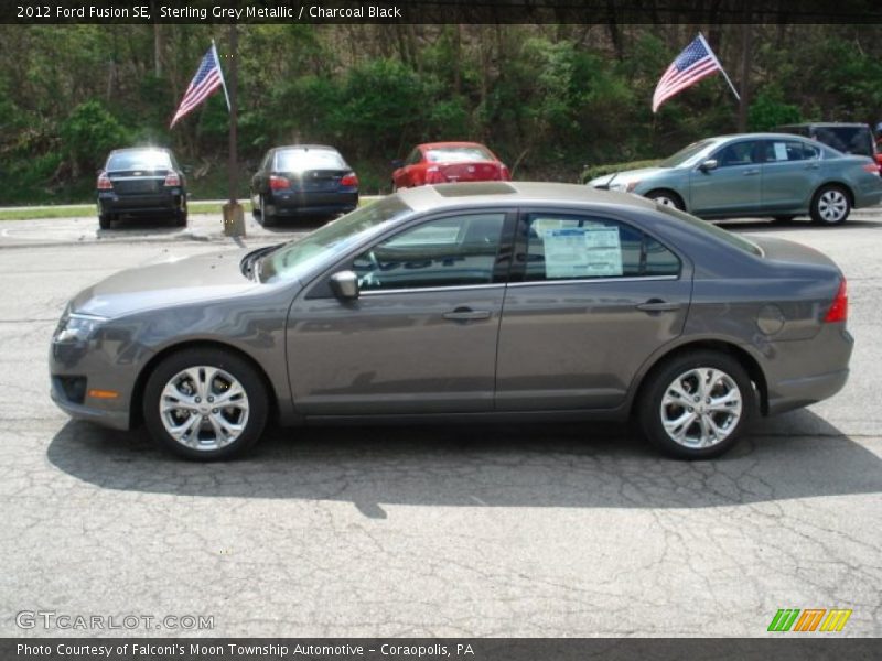 Sterling Grey Metallic / Charcoal Black 2012 Ford Fusion SE