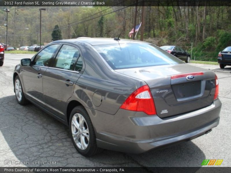 Sterling Grey Metallic / Charcoal Black 2012 Ford Fusion SE