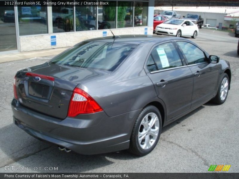 Sterling Grey Metallic / Charcoal Black 2012 Ford Fusion SE