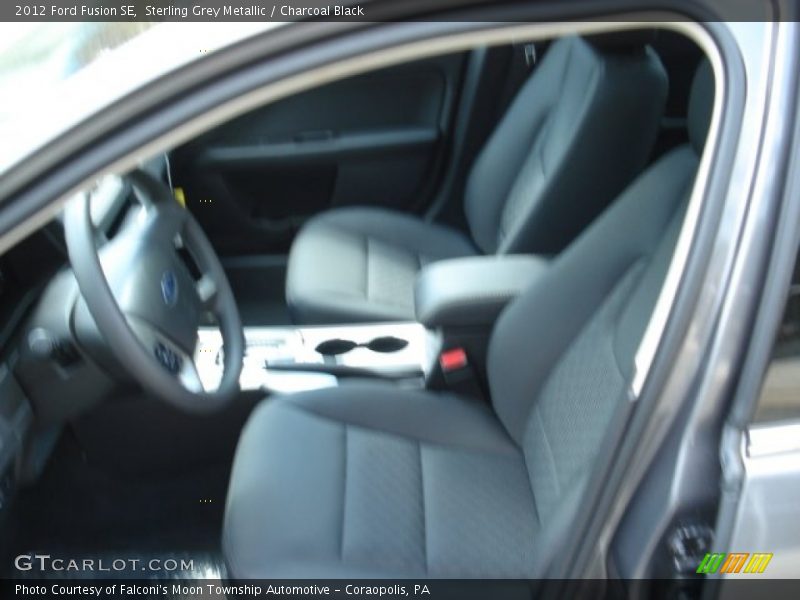 Sterling Grey Metallic / Charcoal Black 2012 Ford Fusion SE