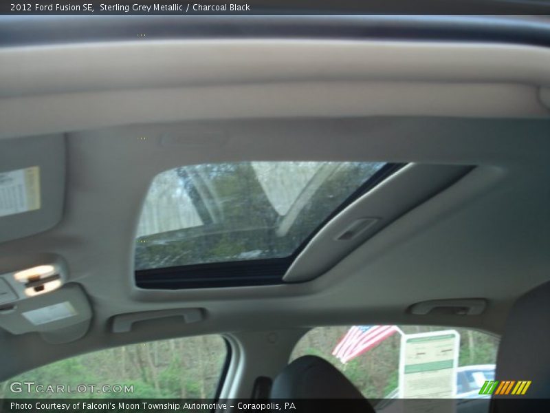 Sterling Grey Metallic / Charcoal Black 2012 Ford Fusion SE