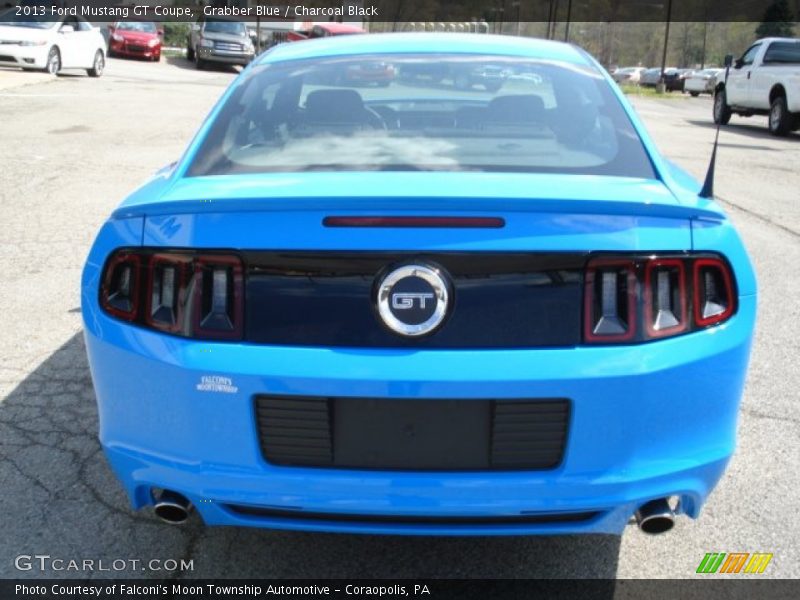 Grabber Blue / Charcoal Black 2013 Ford Mustang GT Coupe