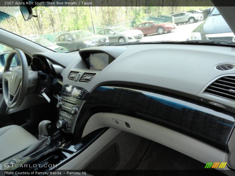 Steel Blue Metallic / Taupe 2007 Acura MDX Sport