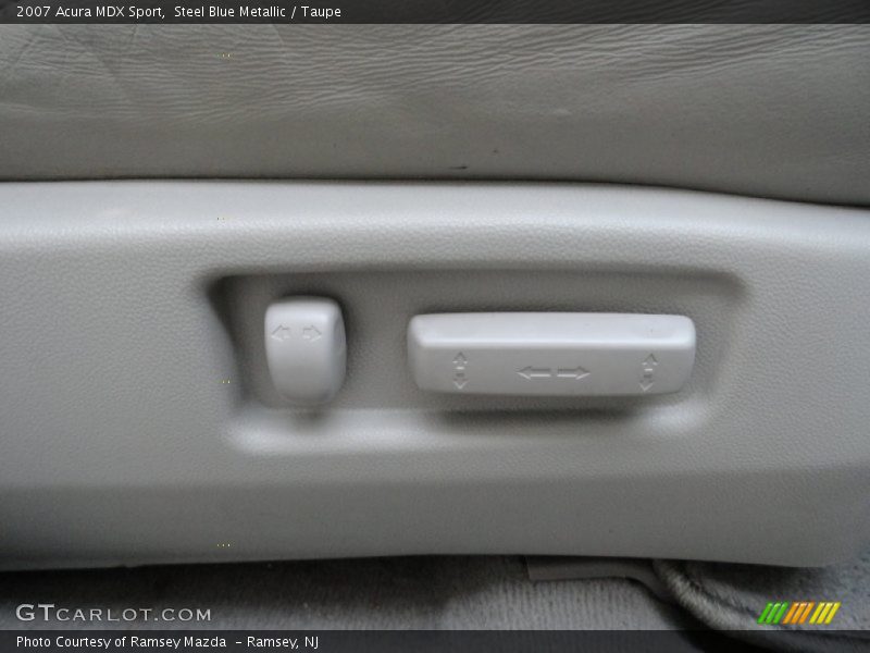 Steel Blue Metallic / Taupe 2007 Acura MDX Sport