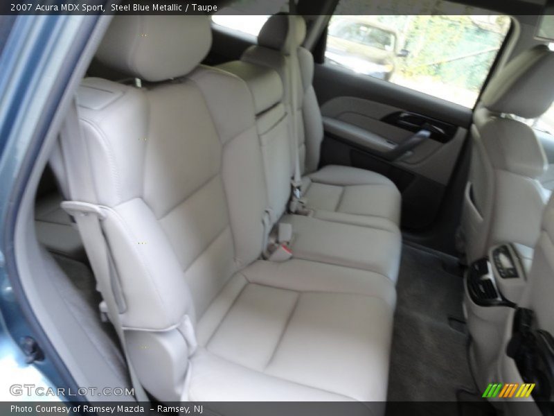 Steel Blue Metallic / Taupe 2007 Acura MDX Sport
