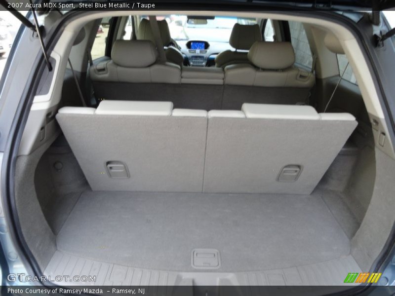 Steel Blue Metallic / Taupe 2007 Acura MDX Sport