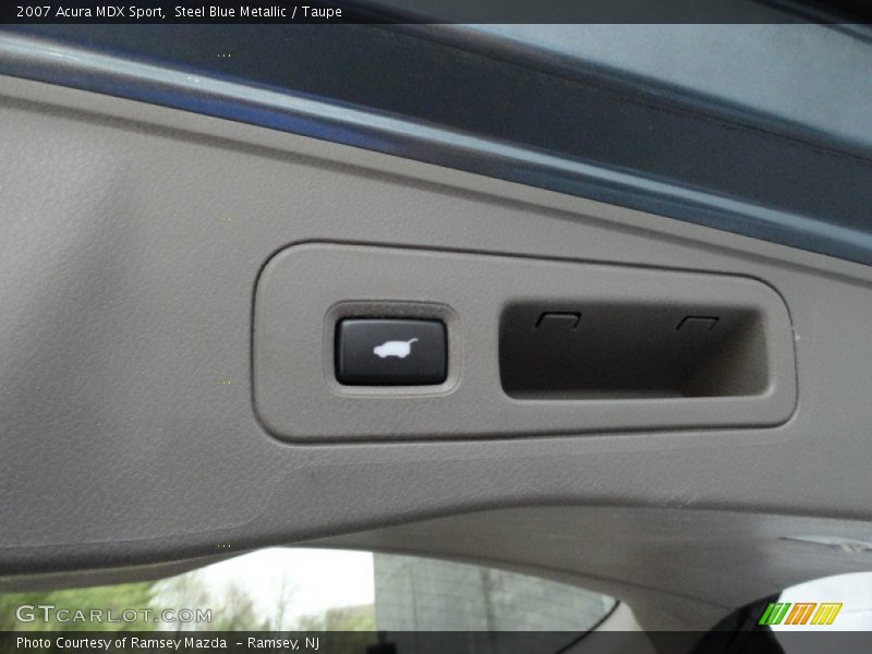 Steel Blue Metallic / Taupe 2007 Acura MDX Sport