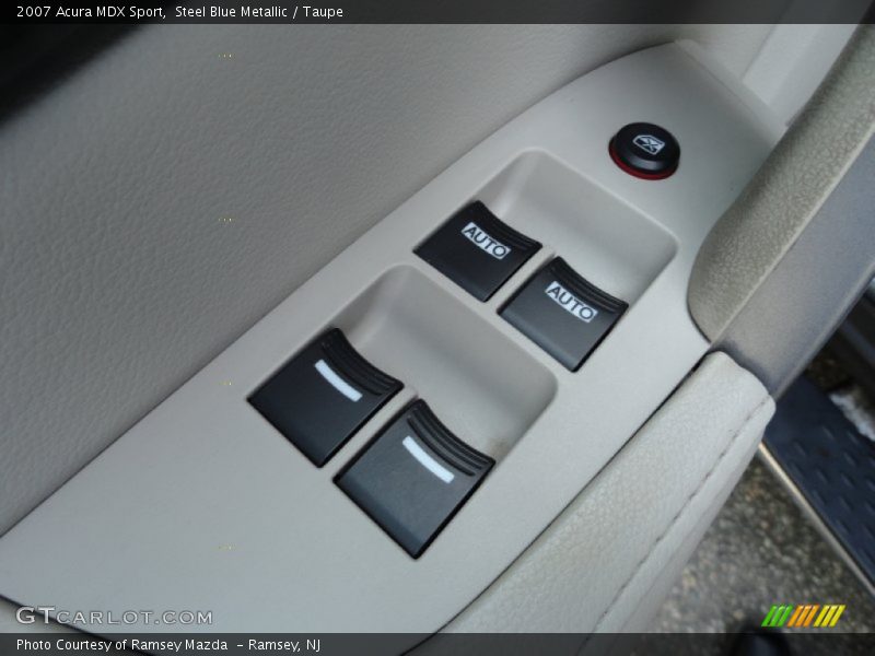 Steel Blue Metallic / Taupe 2007 Acura MDX Sport