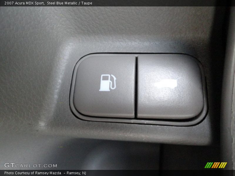 Steel Blue Metallic / Taupe 2007 Acura MDX Sport