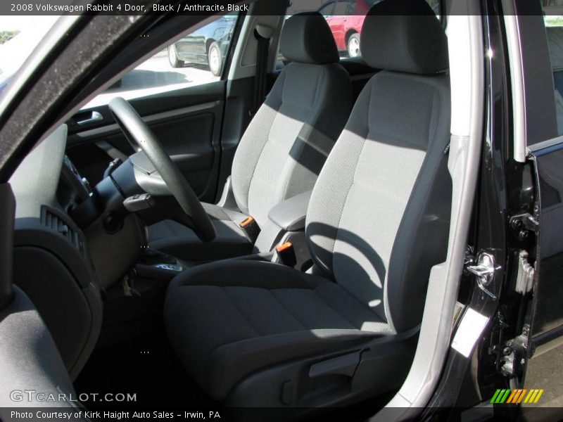 Black / Anthracite Black 2008 Volkswagen Rabbit 4 Door