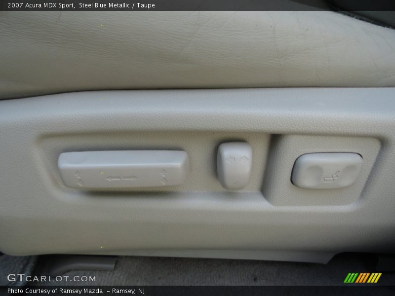 Steel Blue Metallic / Taupe 2007 Acura MDX Sport