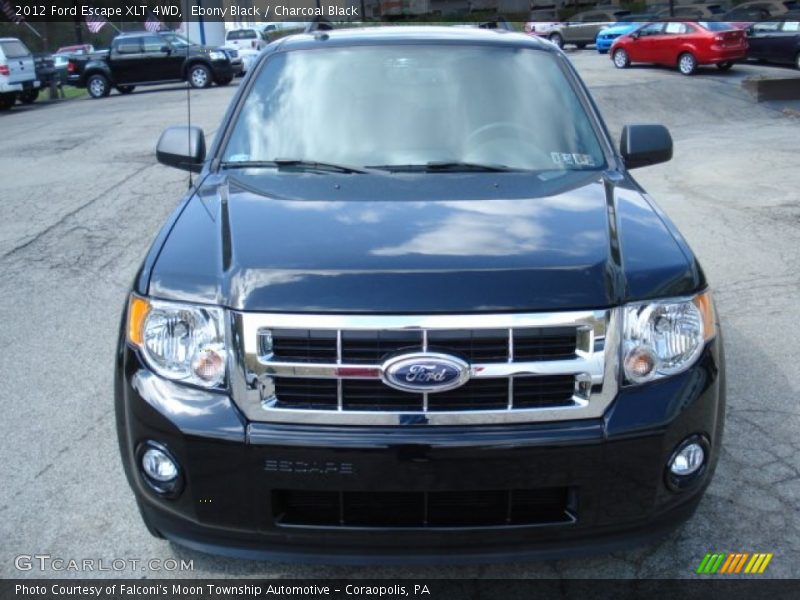Ebony Black / Charcoal Black 2012 Ford Escape XLT 4WD